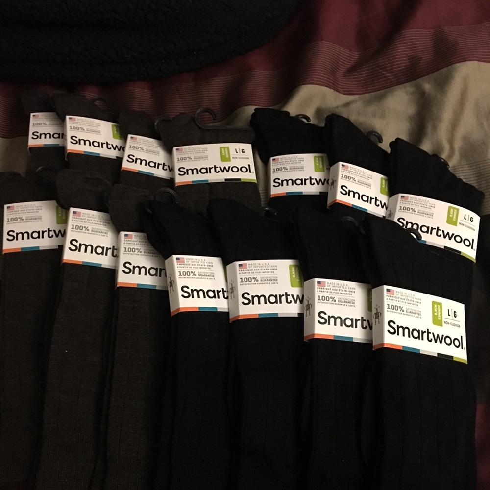 (SOLD) Smart wool dress socks!